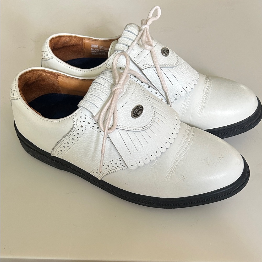 Vintage Women’s Callaway White Leather Golf Shoes